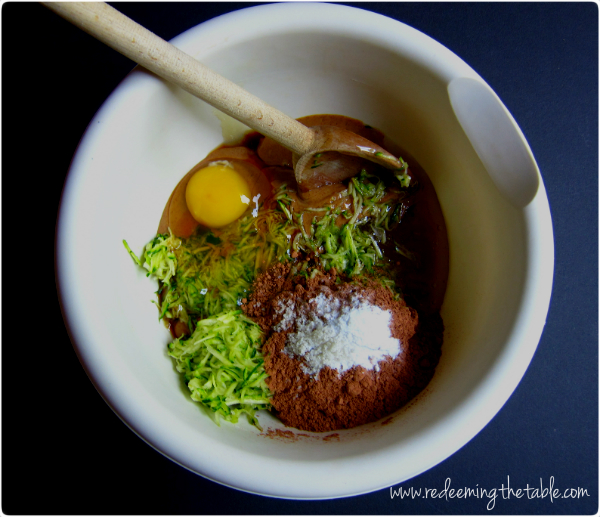 Put all ingredients sans chocolate chunks in a bowl.