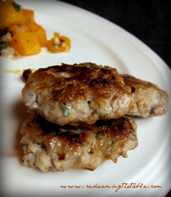 Apple Sage Sausages